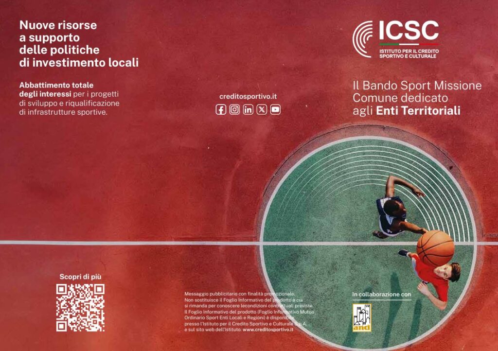 Bando Sport Missione Comune dedicato agli Enti Territoriali